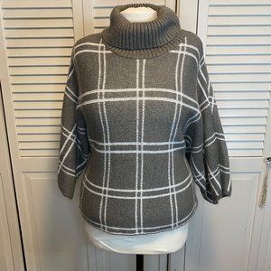 LANE BRYANT PLUS SIZE TURTLENECK 3/4 SLEEVE SWEATER
